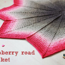 Raspberry road blanket