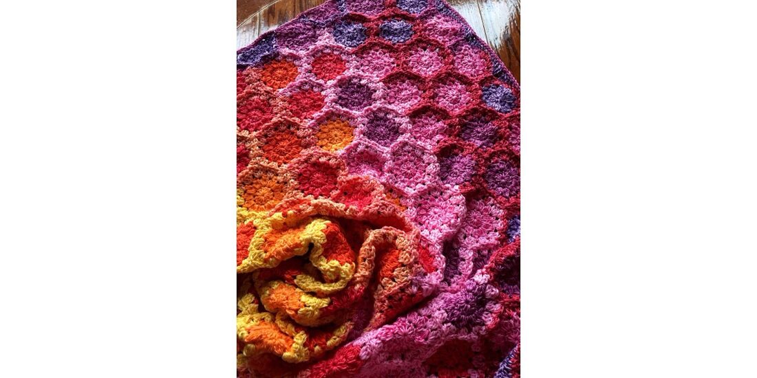 2017-11-18 Cozy Flowers Blanket 1