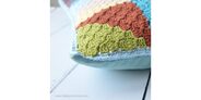 2017-11-03 C2C Pastel Traingles Pillow 2