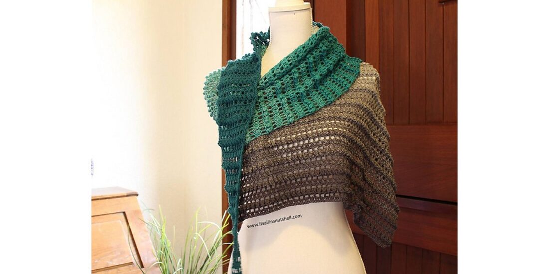 2018-02-10 Sweet Caroline Shawl 1