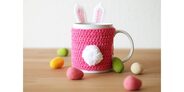 2016-03-14 Easter Bunny Mug Cozy 1