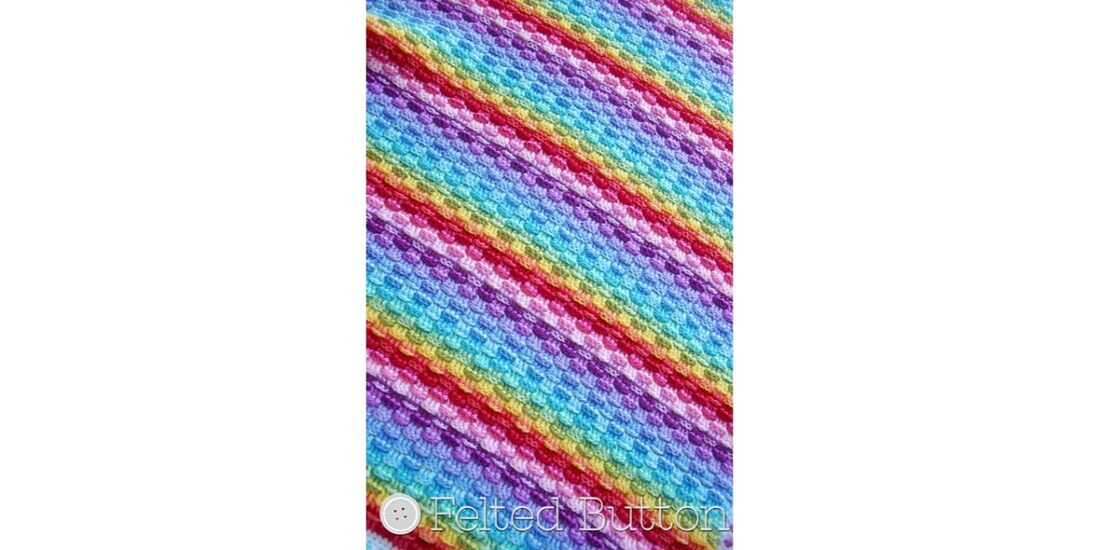2014-08-09 Basket of Rainbows Blanket 4