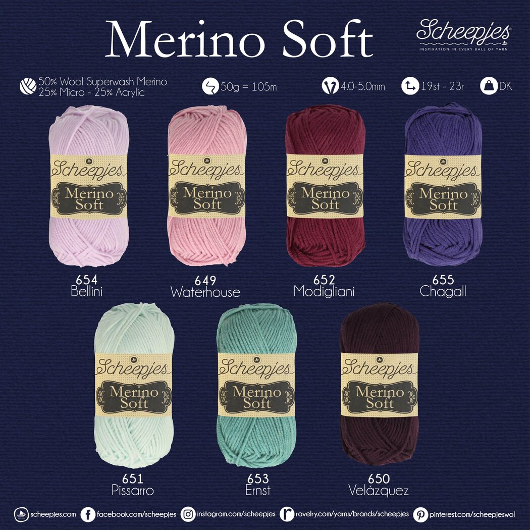 Scheepjes Merino Soft yarn