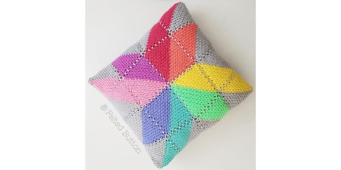 triangular prism pillow