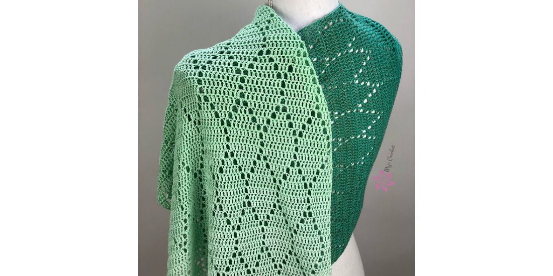 2019-08-22 Pennyroyal shawl 2