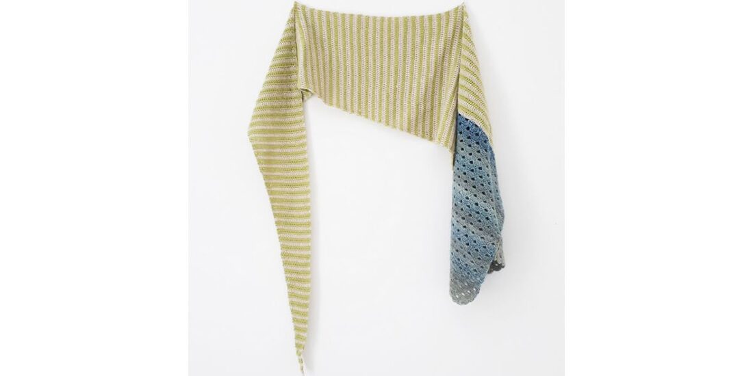 2019-04-18 Swan Tail shawl 1