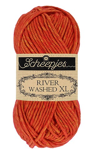 Fil à Tricoter Scheepjes River Washed XL - Coton Et Acrylique, Doux Et Résistant