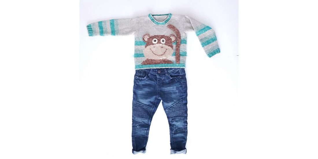 monkey jumper knitting pattern