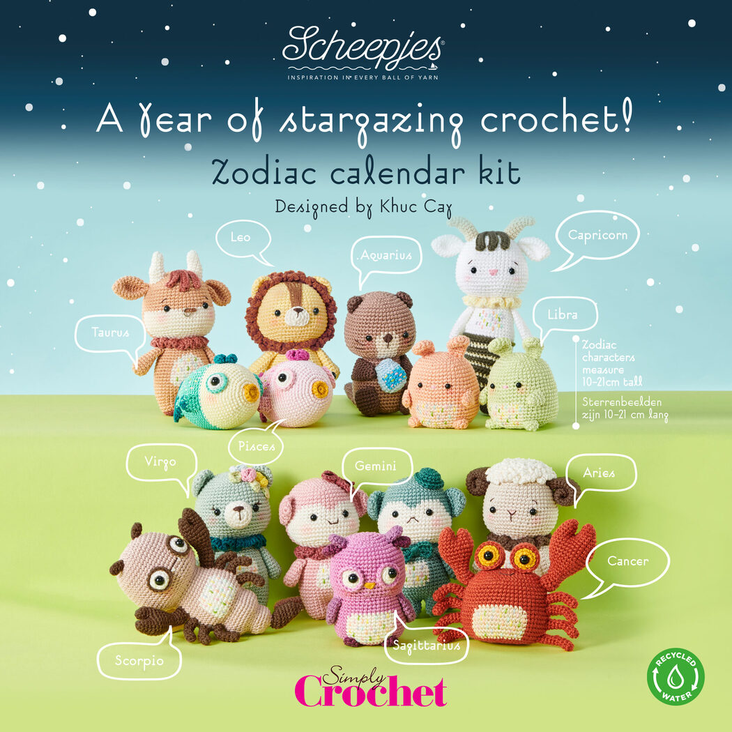 Twelve Zodiac Signs Crochet Amigurumi