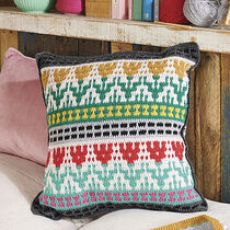 2020-03-09 Mosaic Crochet Cushion 1