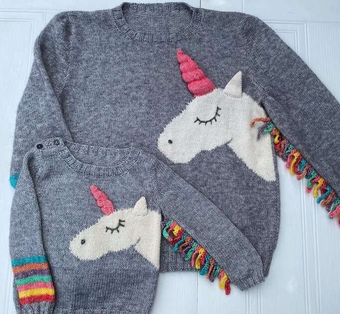 Unicorns \u0026 Rainbow Sweater | Scheepjeswol
