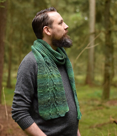 2021 Blooming Moss Scarf 1