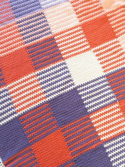 2021 Pixel Plaid Blanket 3