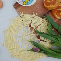 2022 Easter Bow Doily 1