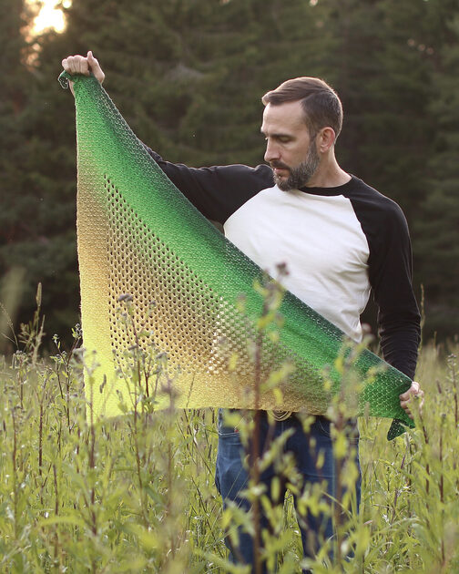 Iron Shirt Triangle Shawl Scheepjes