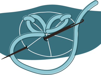 Lazy Daisy stitch 1
