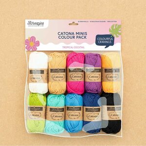 24950 Scheepjes Catona colour pack 10x25g - Tropical Cocktail