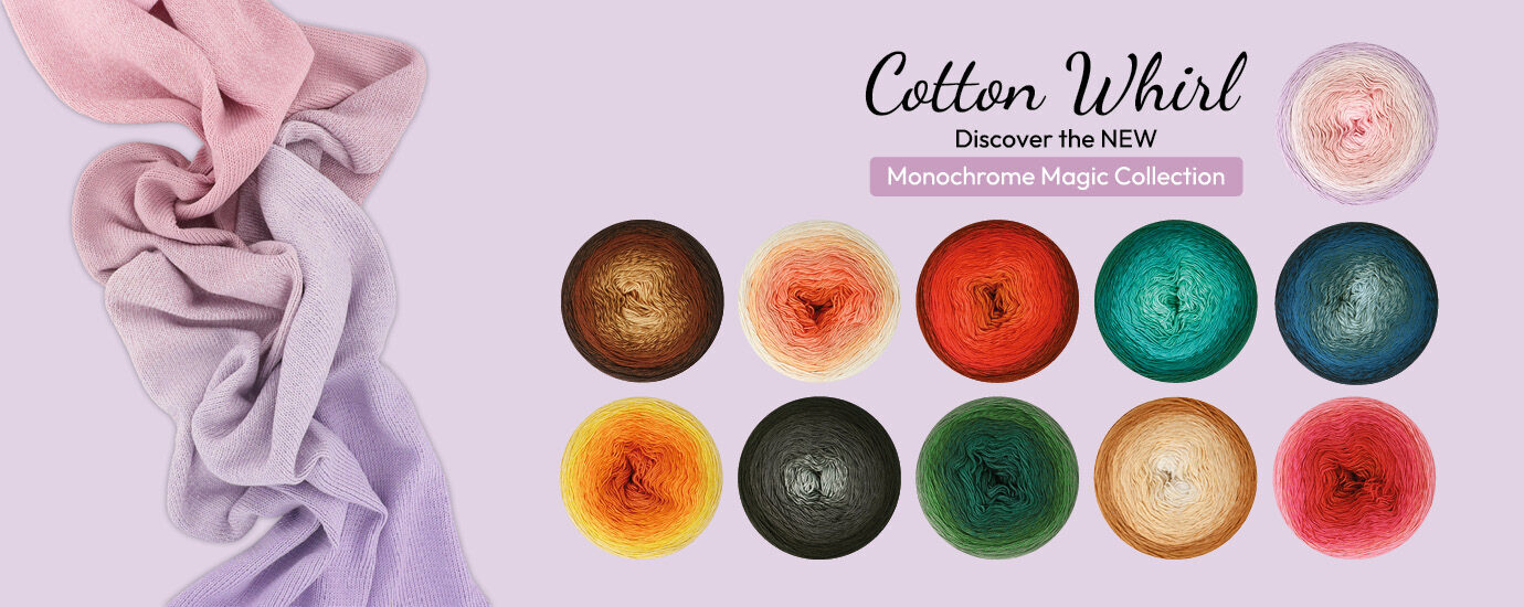 Slider Cotton Whirl-Monochrome Magic