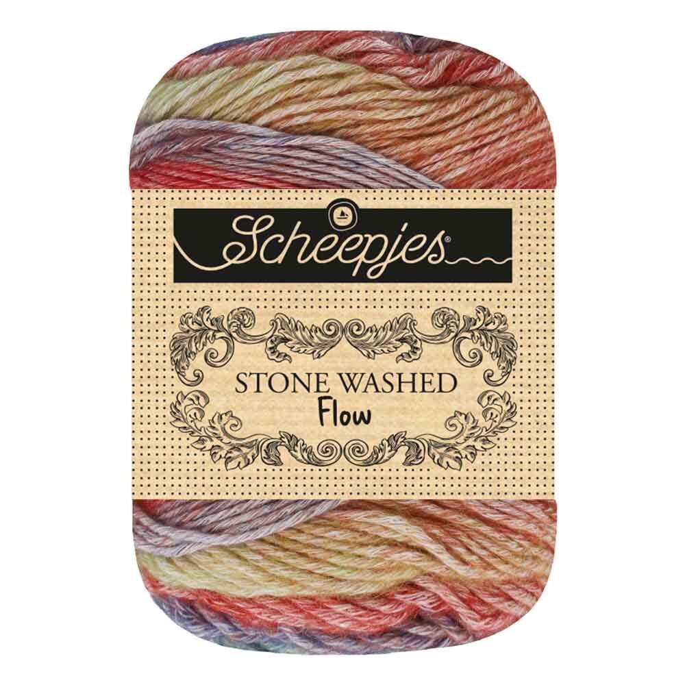 Scheepjes Stone Washed 829 Obsidienne Fil à Tricoter 50g - Coton Doux Et Résistant