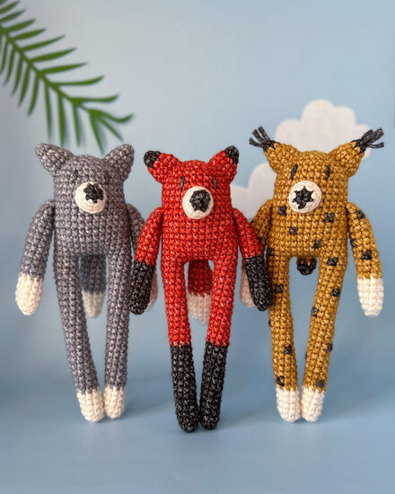 little-friends-woodland-set-crochet-pattern-us-terms-english-wolf-fox-lynx-01