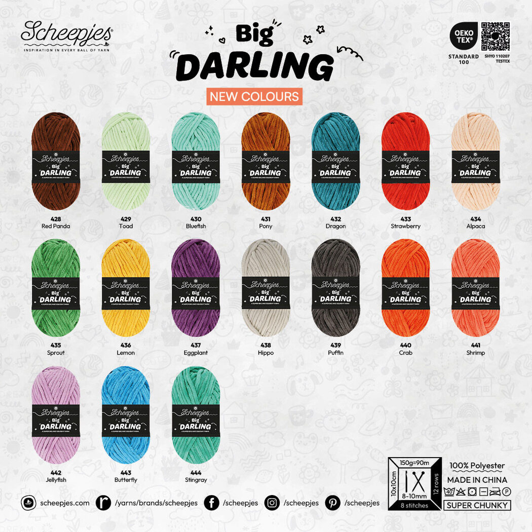Big Darling Yarn Overview-New Colours