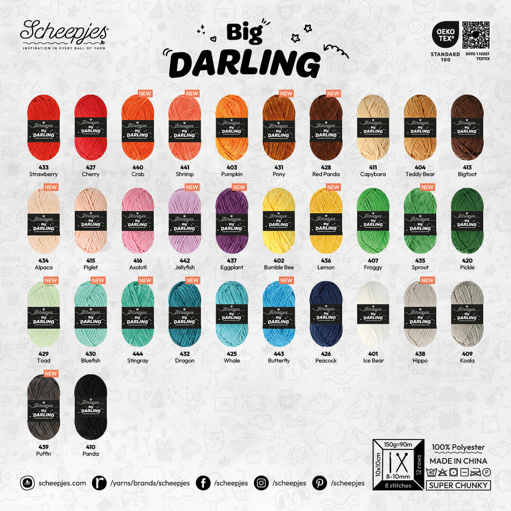 Big Darling Yarn Overview-Range