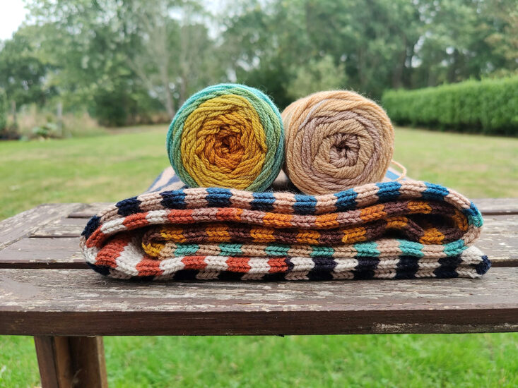 Stripey Infinity Scarf-3